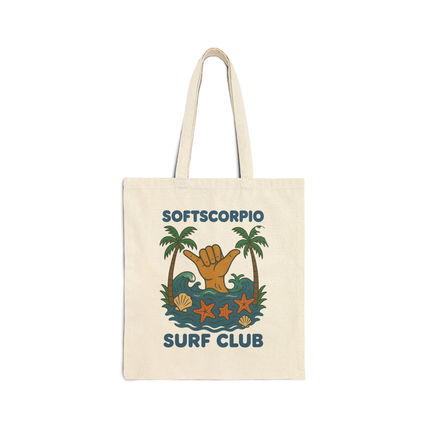Summer surf club tote bag