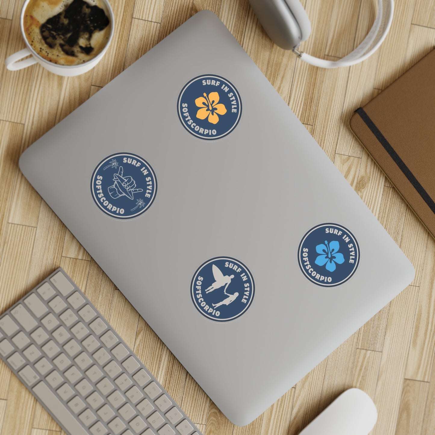 Surf in Style Sticker sheet