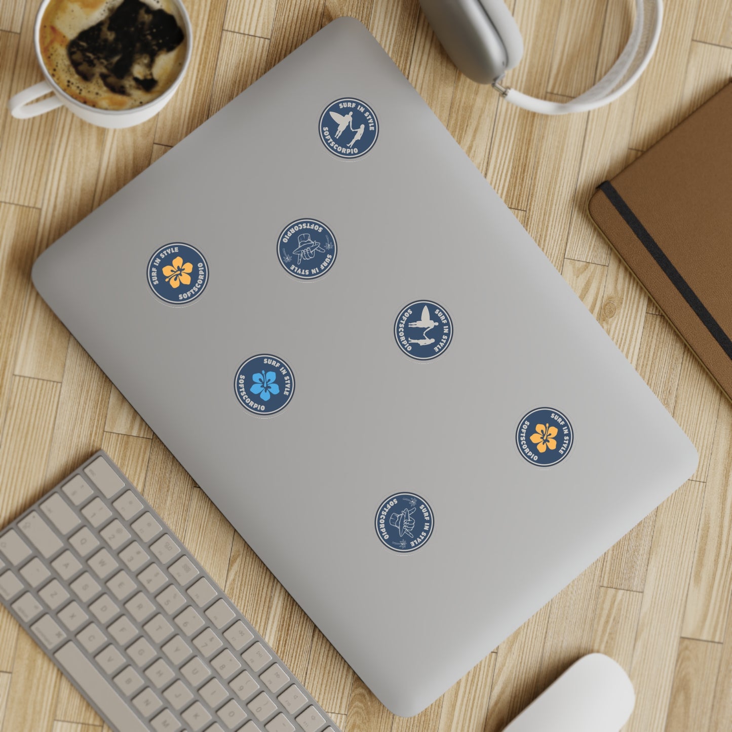 Surf in Style Sticker sheet