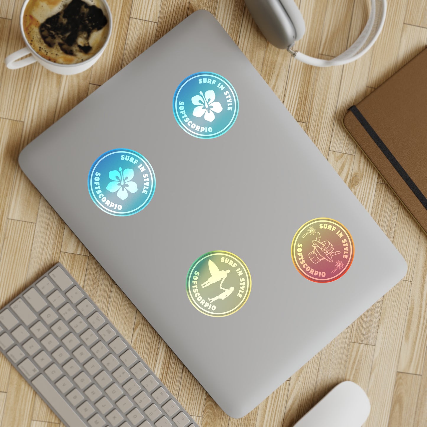 Surf in Style Sticker sheet