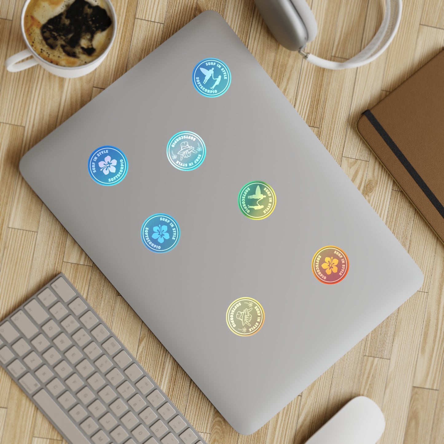 Surf in Style Sticker sheet