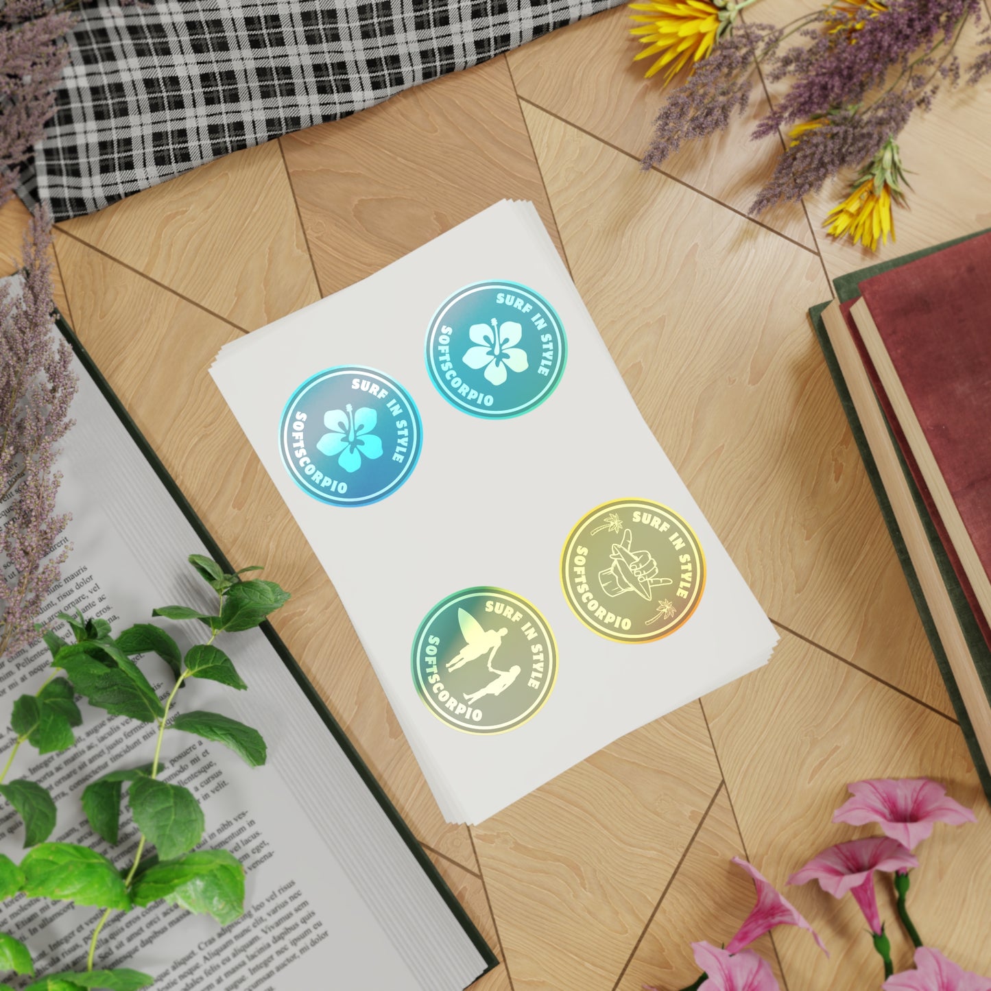Surf in Style Sticker sheet