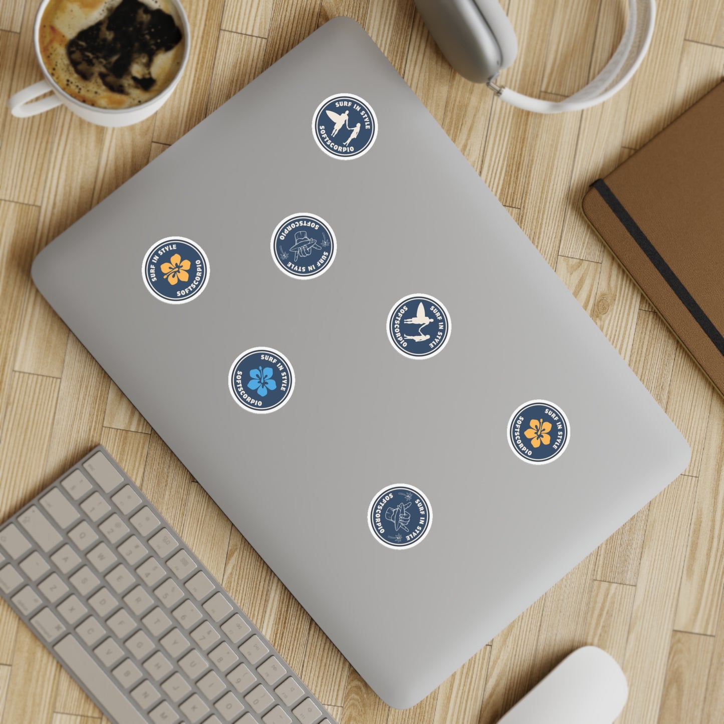Surf in Style Sticker sheet