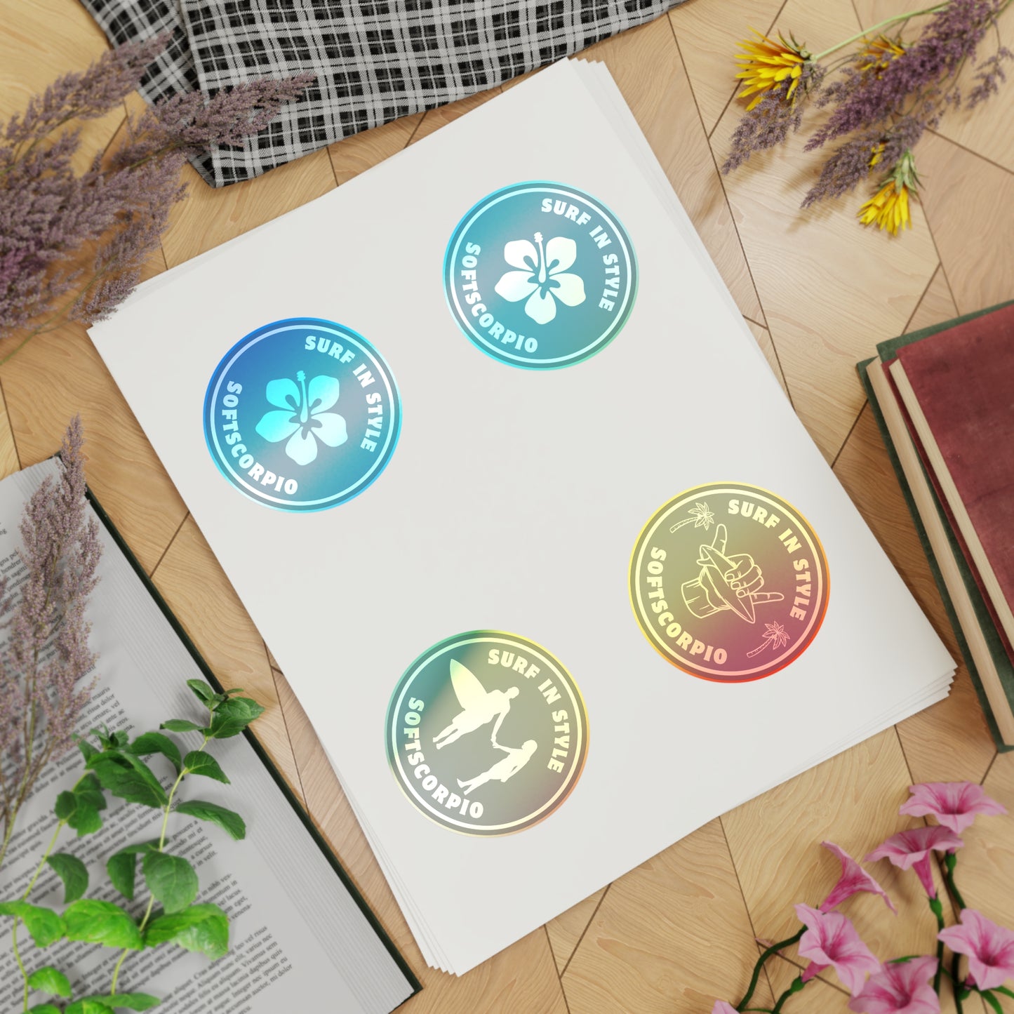 Surf in Style Sticker sheet