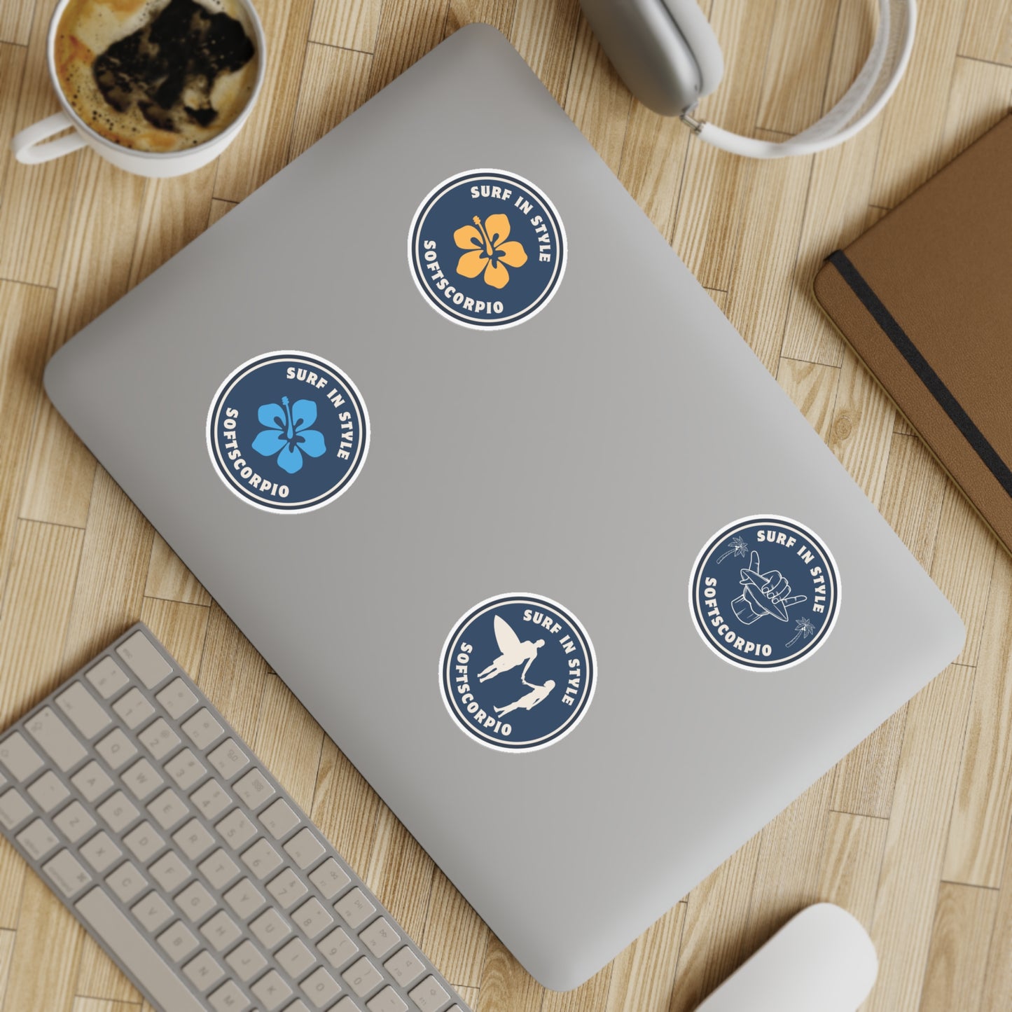 Surf in Style Sticker sheet